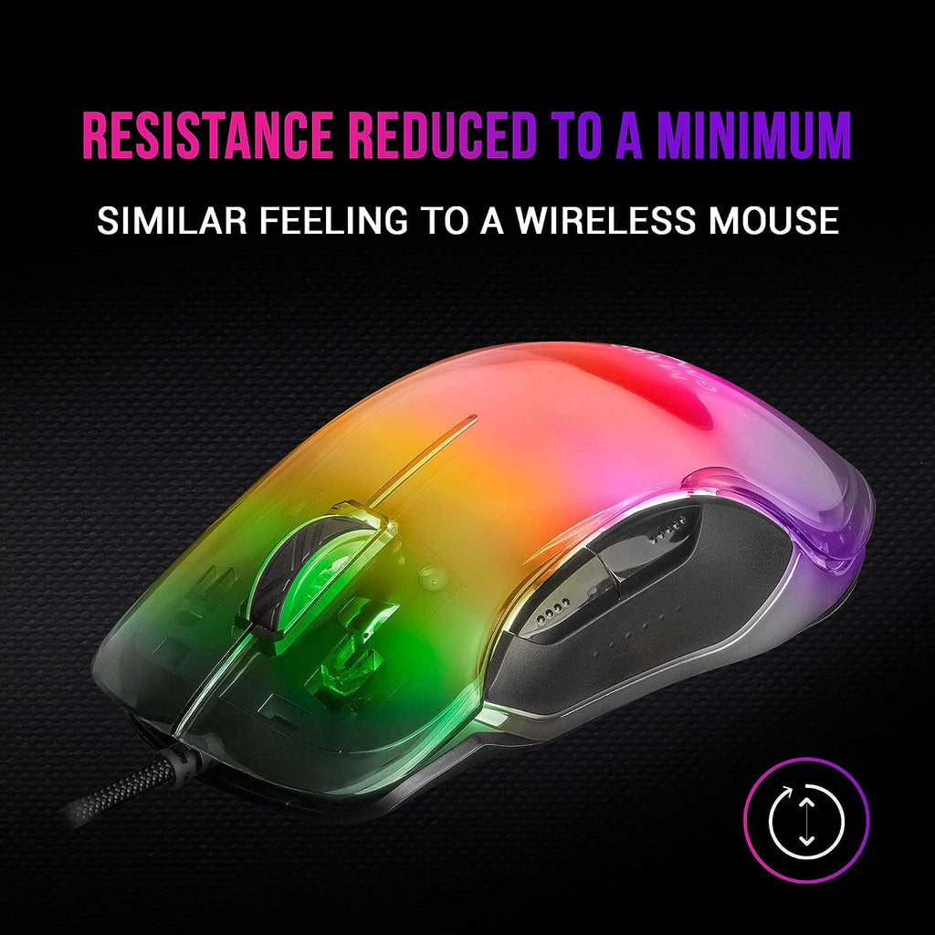 SOURIS GAMER GLOW MARS GAMING RGB CHROMA – Declic Informatique