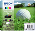 EPSON MULTIPACK DURABRITE ULTRA34 GOLF C13T34664010 (NOIR/CYAN/MAGENTA/JAUNE) - Declic Informatique