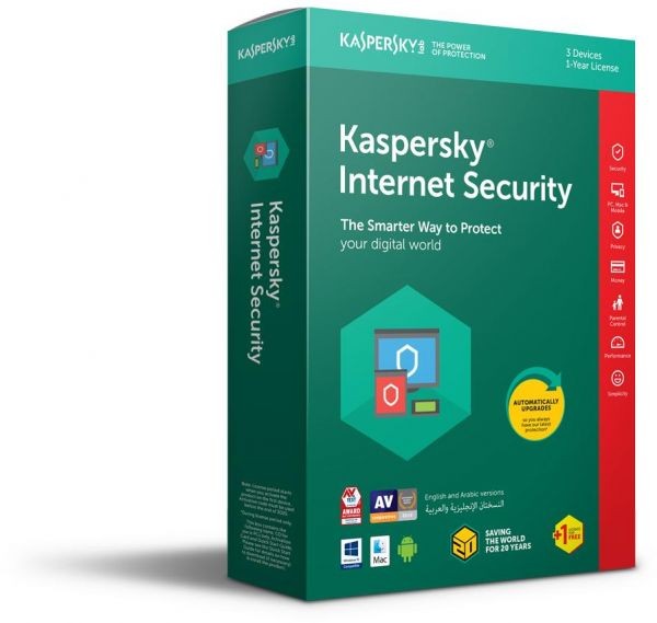 KASPERSKY INTERNET SECURITY 2021 (3 POSTES/1 AN) - Declic Informatique