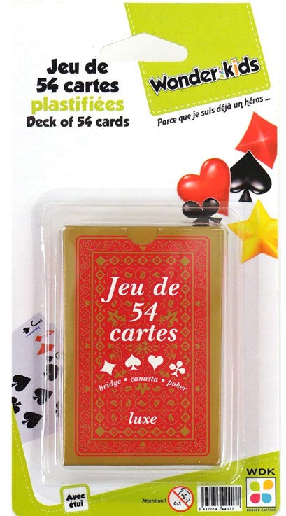 Kim Play - Jeu de 54 cartes luxe