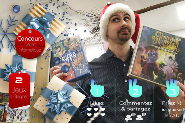 Tentez de remporter 2 Jeux de Société pour les Fêtes !