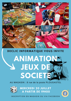 ANIMATION JEUX DE SOCIETE