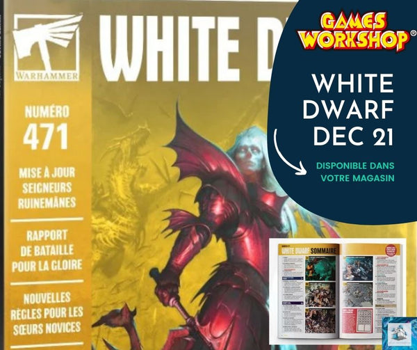 Le Nouveau White Dwarf de Décembre est là ! ;-)