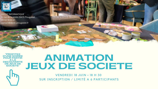 ANIMATION JEUX DE SOCIETE