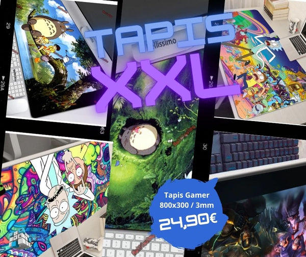 Arrivage de Tapis Gamer XXL au design incroyables. (Totoro, LOL, Rick & Morty) 🤩🎁👁