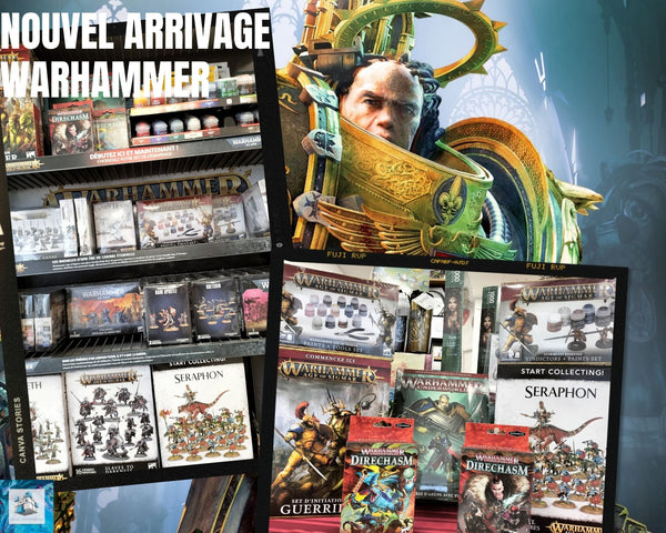 NOUVEL ARRIVAGE WARHAMMER