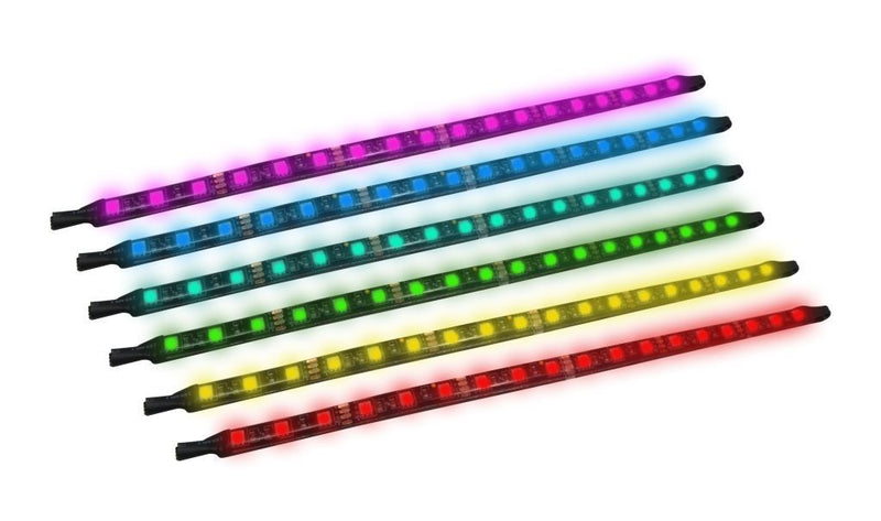 KIT LED RGB 2 BANDES + TELECOMMANDE + CONNECTEUR MOLEX