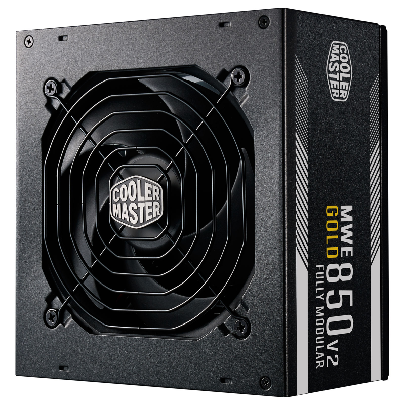 ALIMENTATION COOLER MASTER MWE Gold FM 850 - ATX 850 W, 120 mm, full modulaire