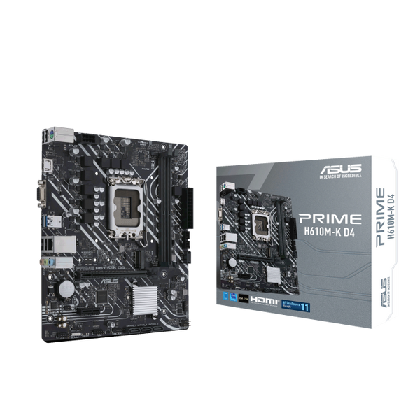 Carte mère ASUS PRIME H610M-K - iH610, Socket LGA1700,DDR5,PCI-E,MICRO-ATX