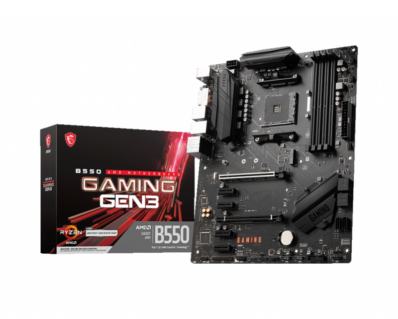 Carte mère MSI MPG B550 GAMING GEN3 - AMD B550, Socket AM4,DDR4,PCI-E,ATX