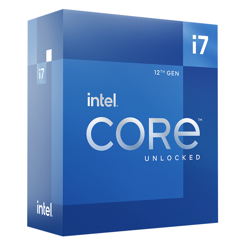 Processeur INTEL Core i7-12700K - 3.6GHz, 12 Core,S1700,125 Watts, Sans ventilateur, Version Boîte