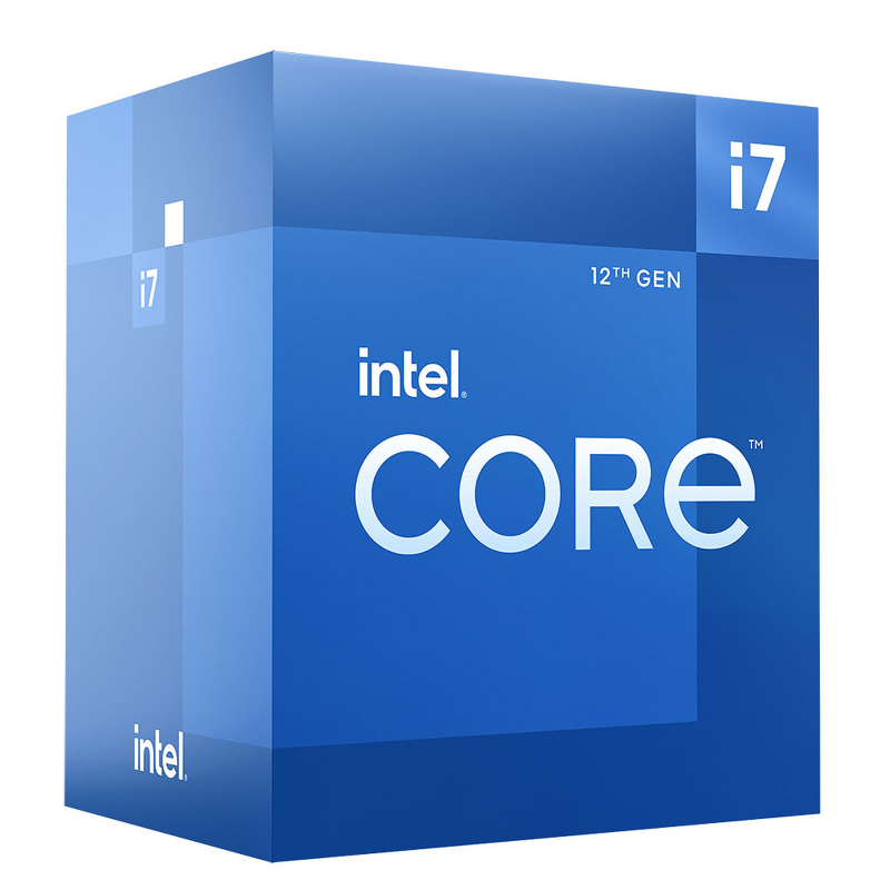 Processeur INTEL Core i7-12700 - 2.1GHZ, 12 Coeurs, Socket 1700, 65 Watts ,Ventilateur, Version Boîte