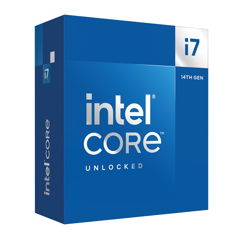 Processeur INTEL Core i7-14700K - 3.4Ghz, 20 Coeurs, Socket 1700, 125 Watts, Sans Ventilateur, Version Boîte