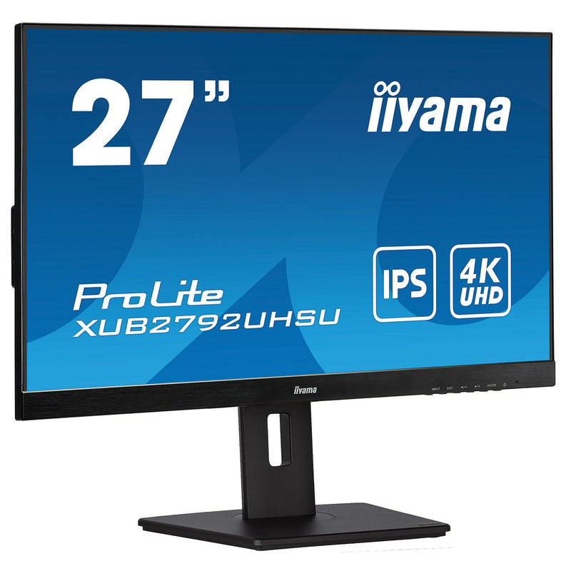 Ecran IIYAMA XUB2792UHSU-B5 - 27.0 IPS LED (3840x2160,2x2W,DVI/HDMI/DP)