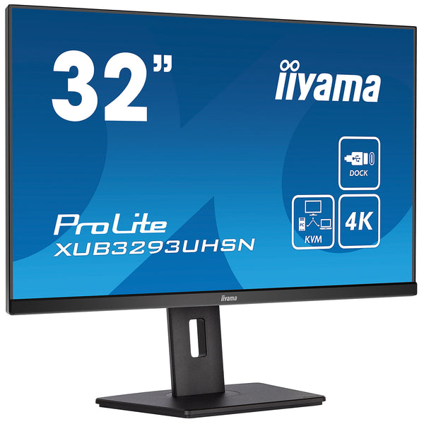 Ecran IIYAMA XUB3293UHSN-B5 - 31.5 IPS LED (3840x2160,2x3W,HDMI/DP)