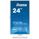 Ecran IIYAMA XUB2492HSU-W6 - 23.8IPS LED - 1920 x 1080 Pixels, 2 x 2 W, VGA / HDMI / Display Port, BLANC