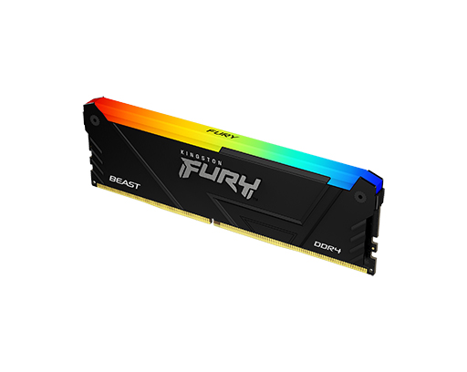 Mémoire KINGSTON FURY BEAST RGB UDIMM DDR4 - 8G - 3200MHZ (CL16, 1.35V)