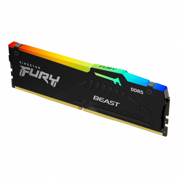 Mémoire KINGSTON FURY BEAST RGB UDIMM DDR5 - 16G - 5600MHZ (CL36,1.25V)