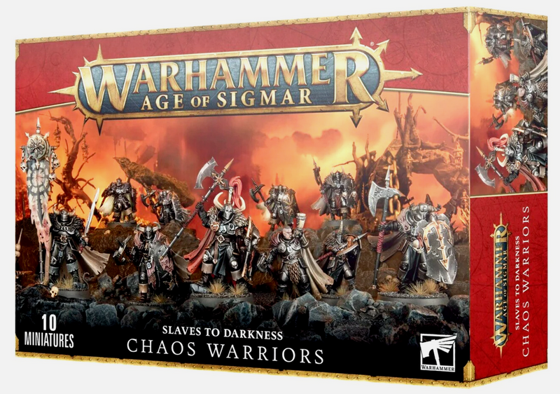 SLAVES TO DARKNESS CHAOS WARRIORS / WARHAMMER AGE OF SIGMAR