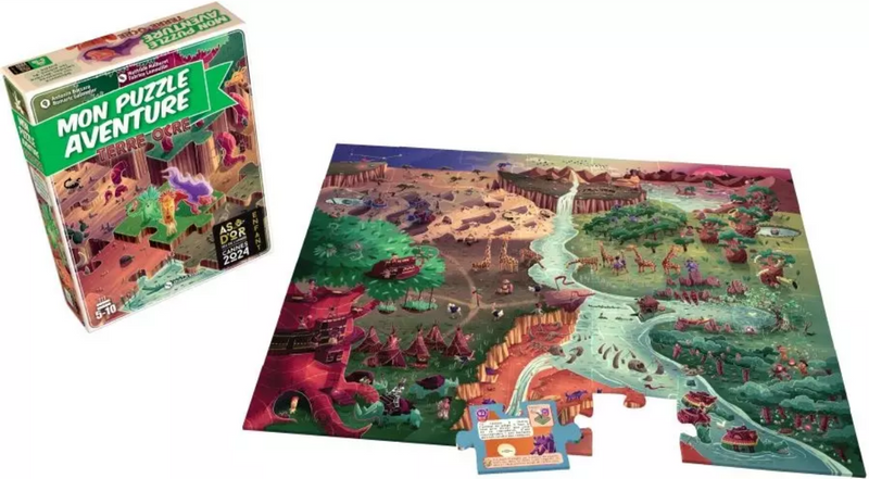 MON PUZZLE AVENTURE TERRE OCRE