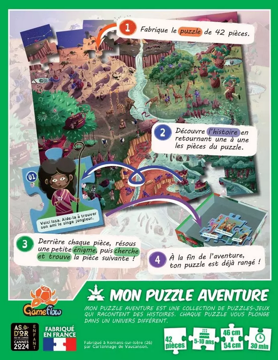 MON PUZZLE AVENTURE TERRE OCRE