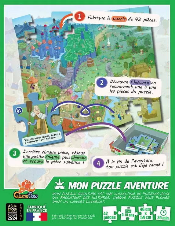 MON PUZZLE AVENTURE DRAGON
