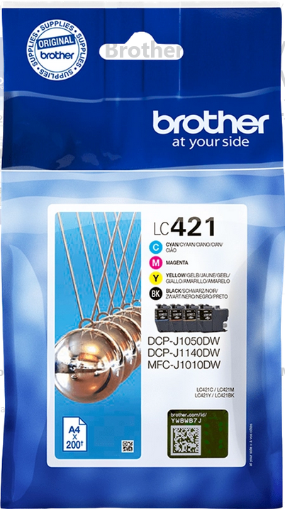 BROTHER LC-421 PACK 4 CARTOUCHES