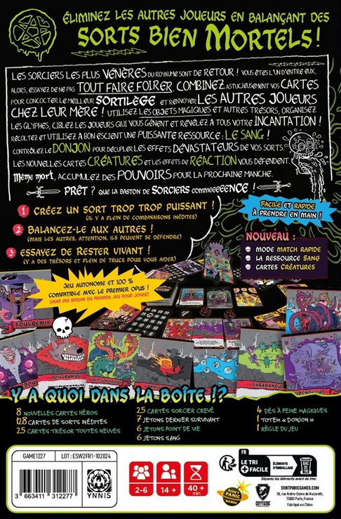 EPIC SPELL WARS BASTON DE SORCIERS AU DONJON DU POULPE SANGUINAIRE
