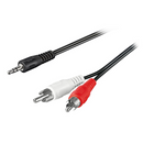 Câble Jack3,5mm mâle/2RCA mâle 50cm (Copie)