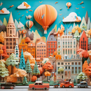 PUZZLE 1000P AUADRAT TOWNSCAPE