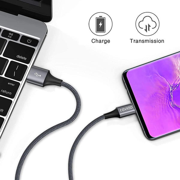 CABLE USB M/USB TYPE-C M HYPER CHARGE 2M