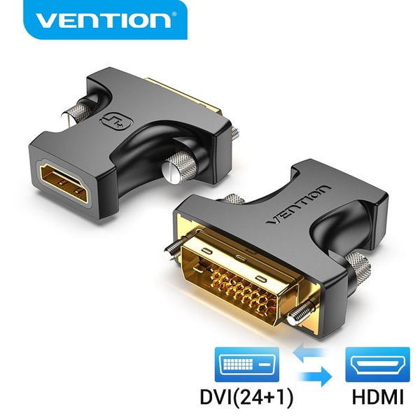 ADAPTATEUR HDMI FEMELLE VERS DVI-D (24+1) 24V VENTION - Declic Informatique