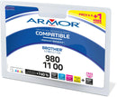 BROTHER MULTIPACK BROTHER LC980/1100 COMPATIBLE ARMOR - Declic Informatique