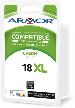 EPSON 18XL NOIRE 12ML COMPATIBLE ARMOR - Declic Informatique