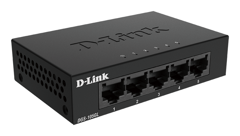 SWITCH ETHERNET D-Link DGS-105GL/E / 5 ports /Gigabit Ethernet (10/100/1000) Noir