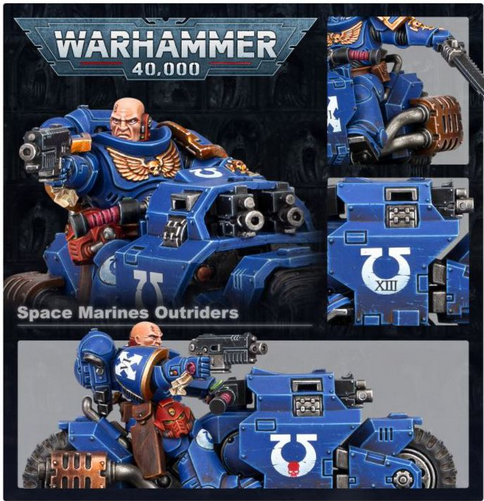 SPACE MARINES OUTRIDERS / WARHAMMER 40K
