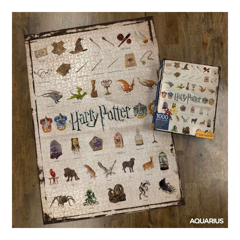 Puzzle 1000 pièces Harry Potter / Icons - Declic Informatique