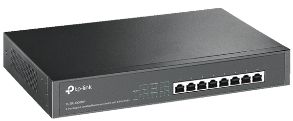 TP-LINK TL-SG1008MP - Switch 8 x Gigabit, PoE+ 126W, rackable