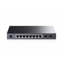TP-LINK SMART TL-SG2210P - Switch web SMART 8 x 1 Gigabit, PoE 53 W